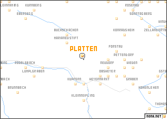 map of Platten