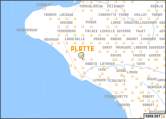 map of Platte