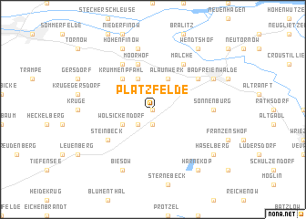 map of Platzfelde