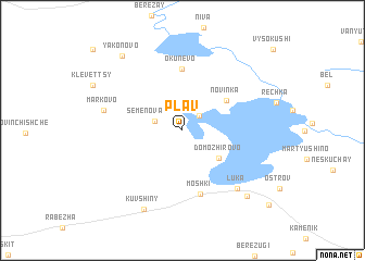 map of Plav