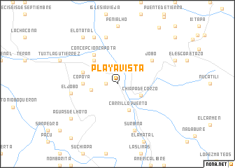 map of Playavista