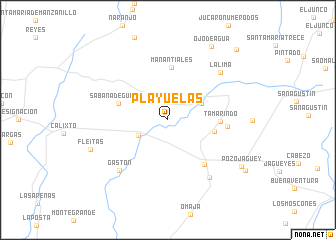 map of Playuelas