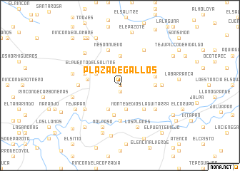 map of Plaza de Gallos