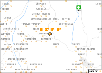 map of Plazuelas