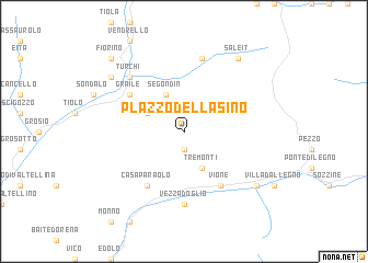 map of Plazzo dellʼAsino