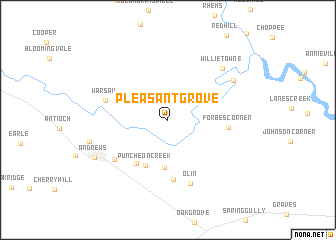 map of Pleasant Grove