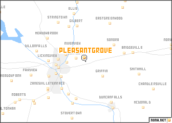 map of Pleasant Grove