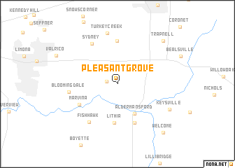 map of Pleasant Grove