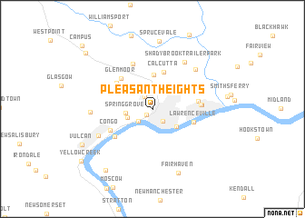map of Pleasant Heights