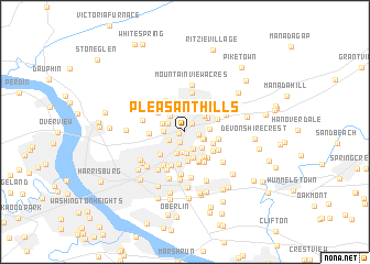 map of Pleasant Hills