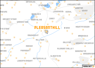 map of Pleasant Hill