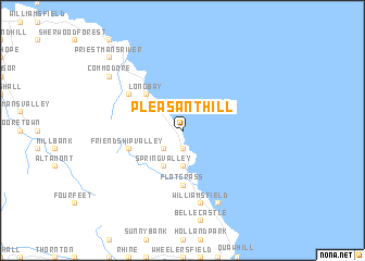 map of Pleasant Hill