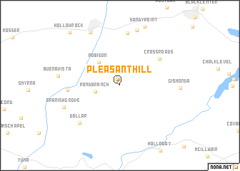 map of Pleasant Hill