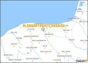 map of Pleasant Point Crossing