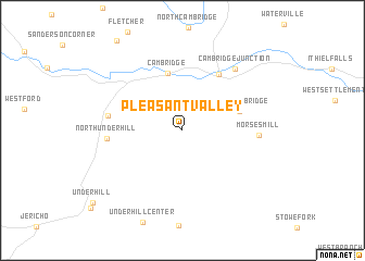 map of Pleasant Valley