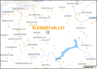 map of Pleasant Valley