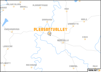 map of Pleasant Valley