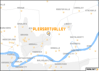 map of Pleasant Valley