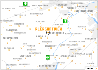 map of Pleasantview