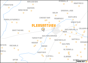 map of Pleasant View