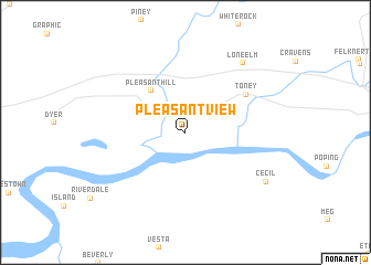 map of Pleasant View