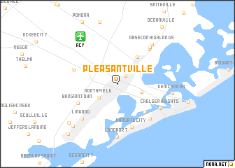 map of Pleasantville
