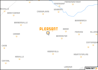 map of Pleasant