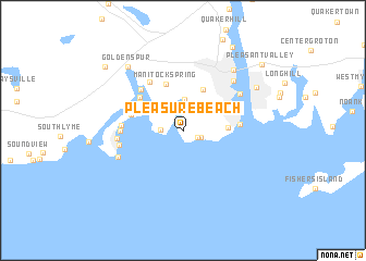 map of Pleasure Beach