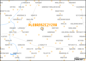 map of Plebańszczyzna