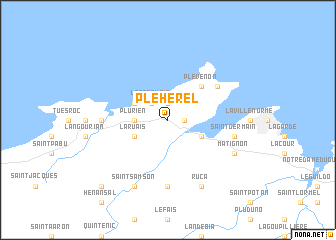 map of Pléhérel