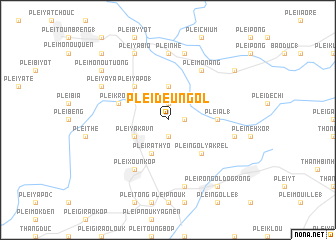 map of Plei Deu Ngol