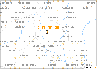map of Plei Ho Cham