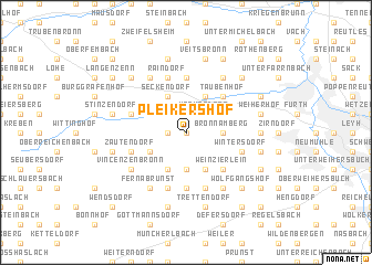 map of Pleikershof