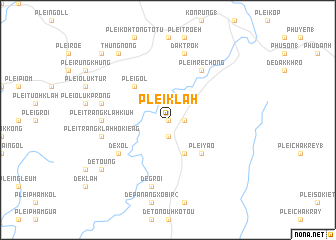 map of Plei Klah