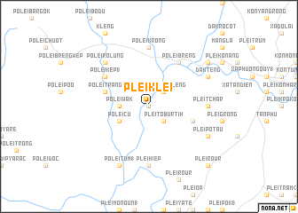 map of Plei Klei