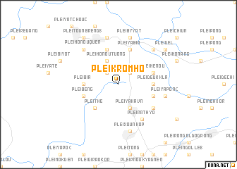 map of Plei Krom Hô