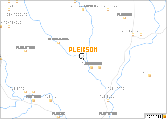 map of Plei Ksom