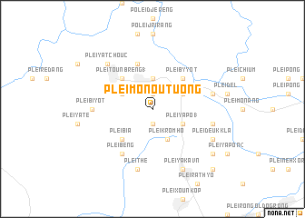map of Plei Monou Tuong