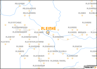 map of Plei Nhe
