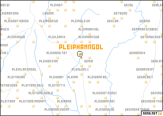 map of Plei Pham Ngơl