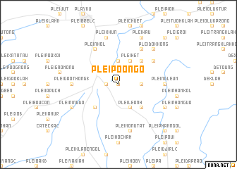 map of Plei Poo Ngo