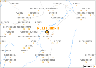 map of Plei Tơdrah