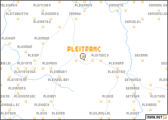 map of Plei Trăm (2)