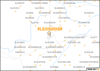 map of Plei Xoun Kop
