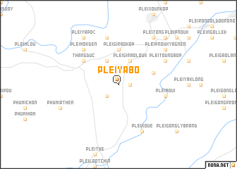 map of Plei Ya Bô