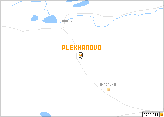 map of Plekhanovo