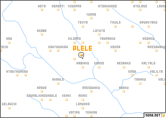 map of Plè-lè