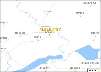 map of Plelovtsy