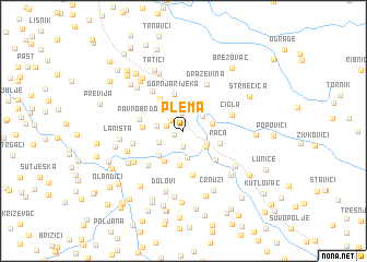 map of Plema