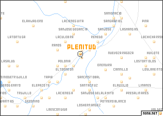map of Plenitud